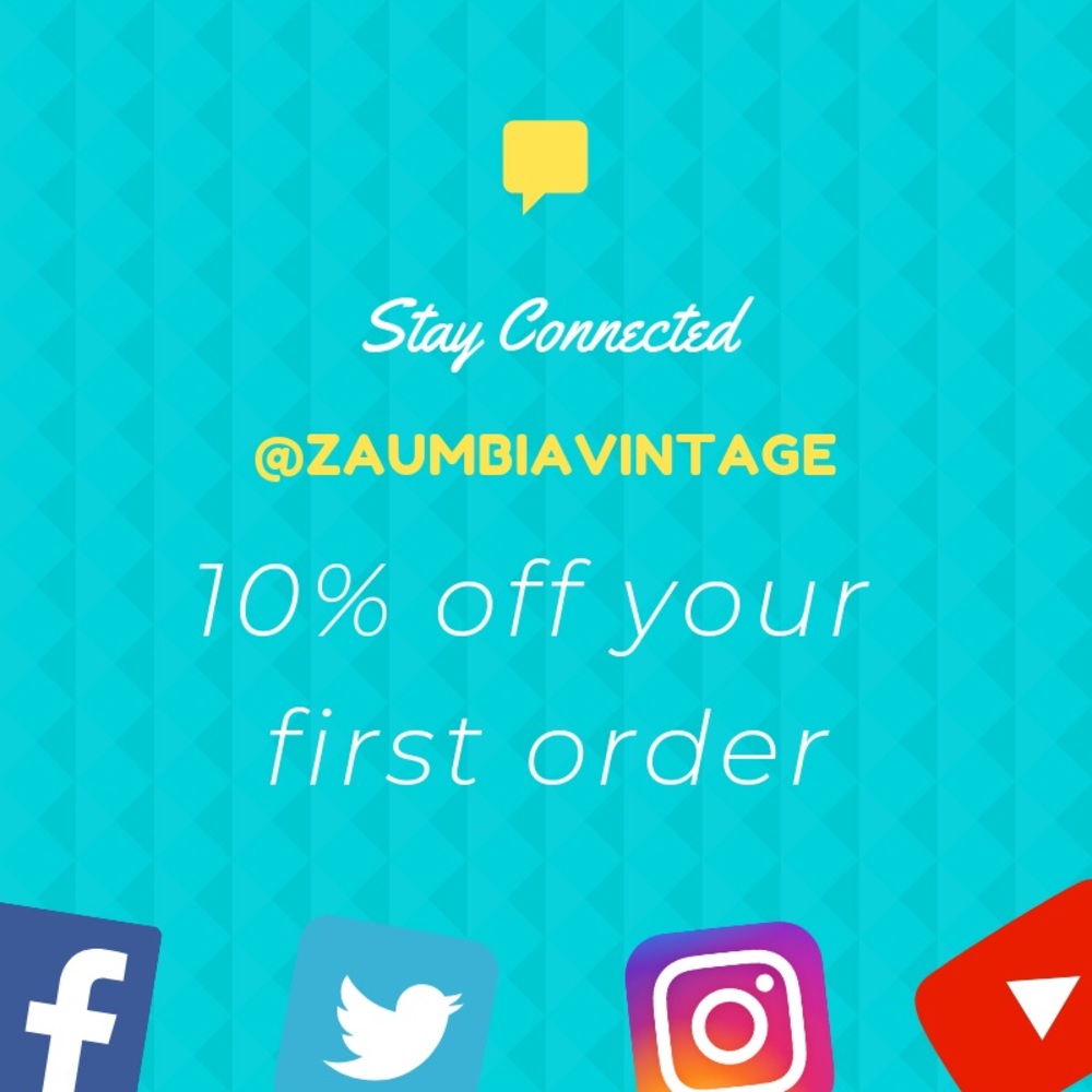 Shop @zaumbiavintage on IG or Facebook